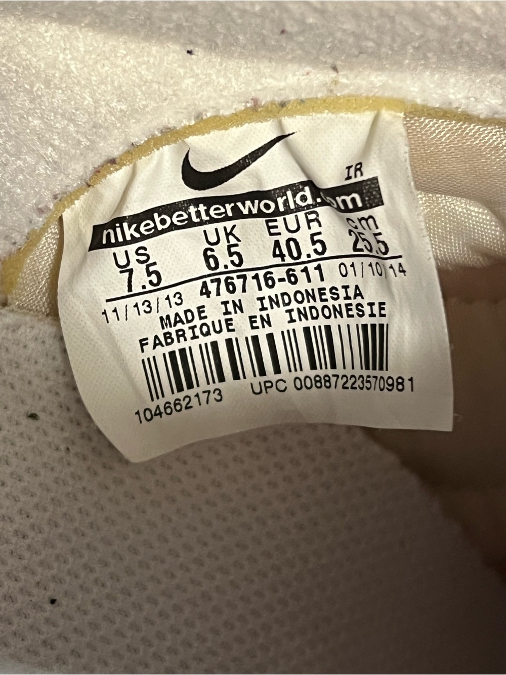 Nike Cortez Basic Nylon Red sneakers rare - Picture 16 of 16